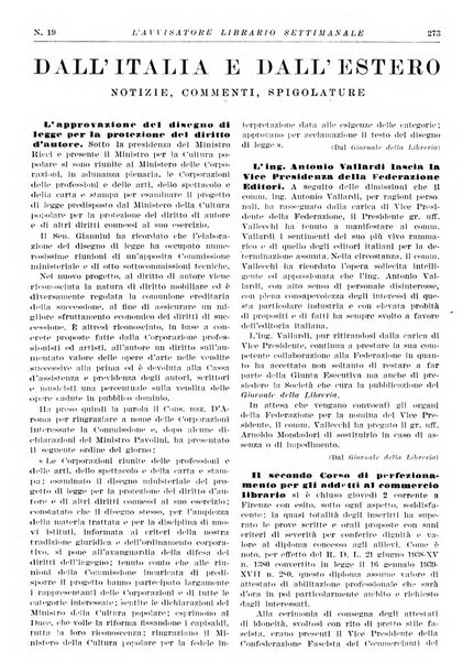 L'avvisatore librario settimanale bollettino bibliografico