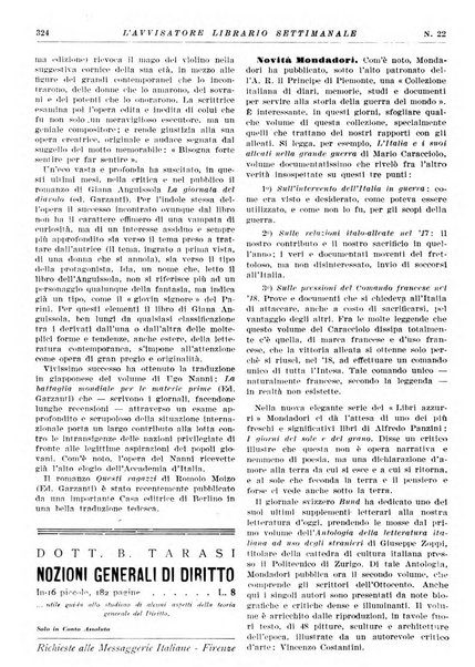 L'avvisatore librario settimanale bollettino bibliografico