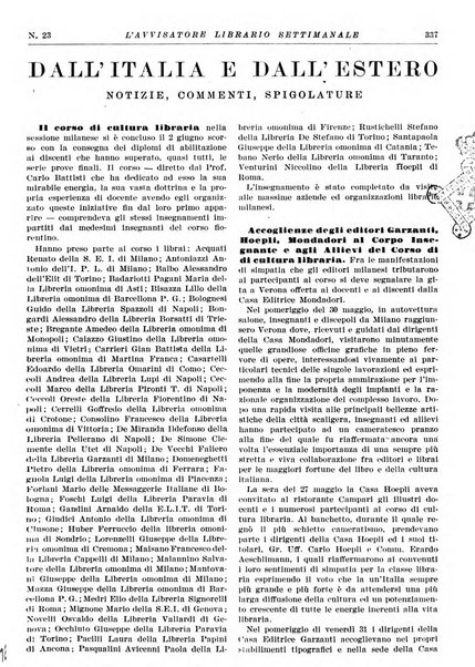 L'avvisatore librario settimanale bollettino bibliografico