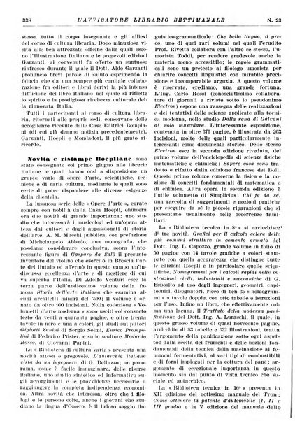 L'avvisatore librario settimanale bollettino bibliografico