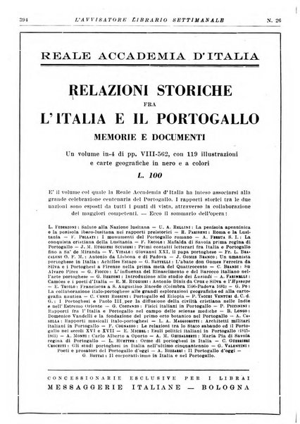 L'avvisatore librario settimanale bollettino bibliografico