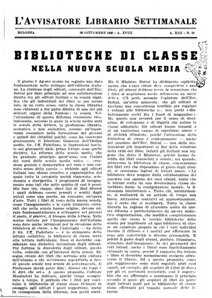 L'avvisatore librario settimanale bollettino bibliografico