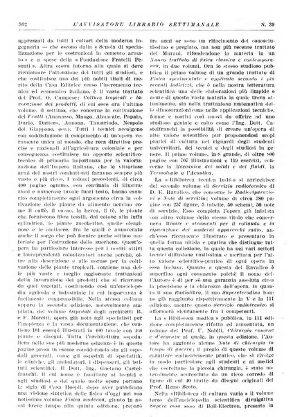 L'avvisatore librario settimanale bollettino bibliografico