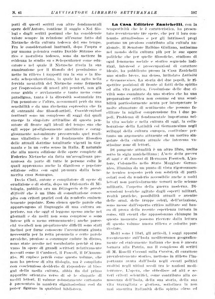 L'avvisatore librario settimanale bollettino bibliografico