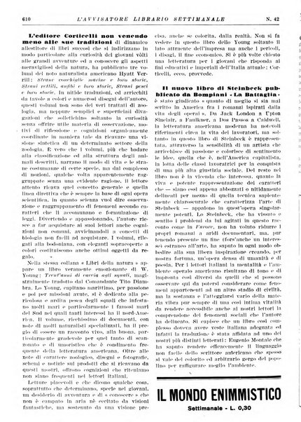 L'avvisatore librario settimanale bollettino bibliografico