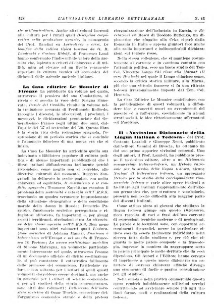 L'avvisatore librario settimanale bollettino bibliografico