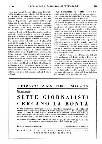 L'avvisatore librario settimanale bollettino bibliografico