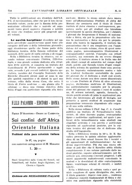 L'avvisatore librario settimanale bollettino bibliografico