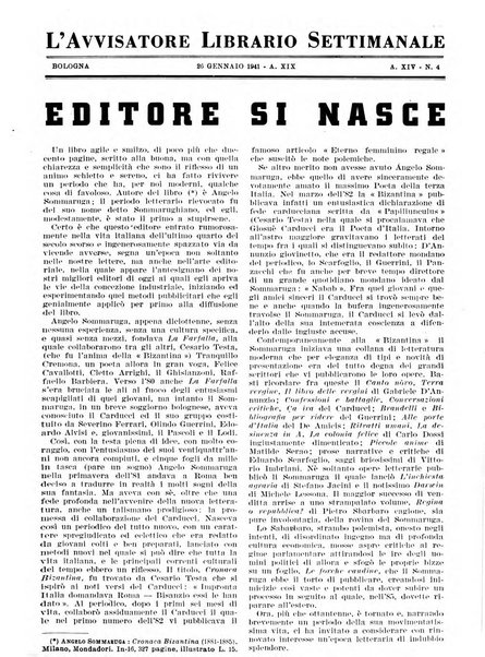 L'avvisatore librario settimanale bollettino bibliografico