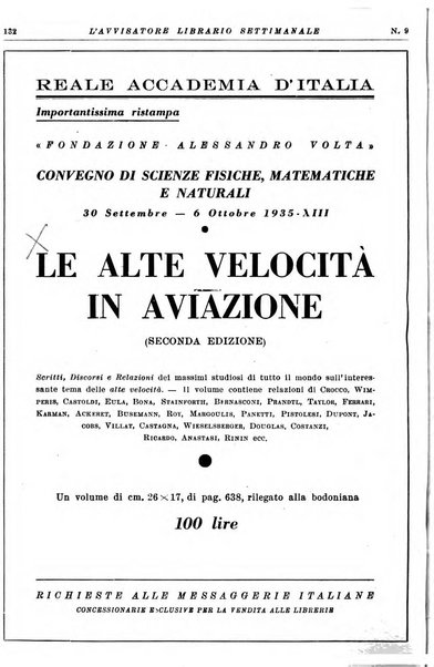 L'avvisatore librario settimanale bollettino bibliografico