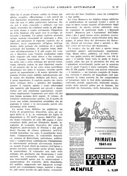 L'avvisatore librario settimanale bollettino bibliografico