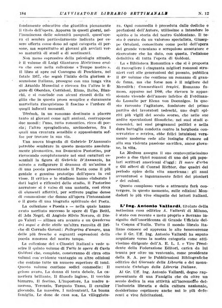 L'avvisatore librario settimanale bollettino bibliografico