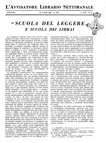 L'avvisatore librario settimanale bollettino bibliografico