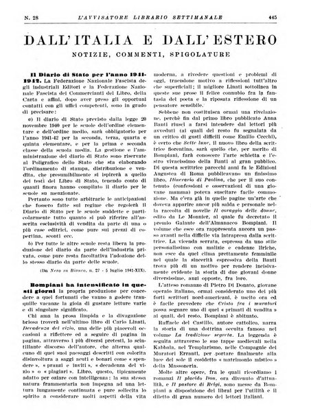 L'avvisatore librario settimanale bollettino bibliografico