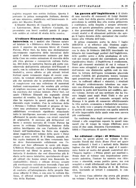 L'avvisatore librario settimanale bollettino bibliografico