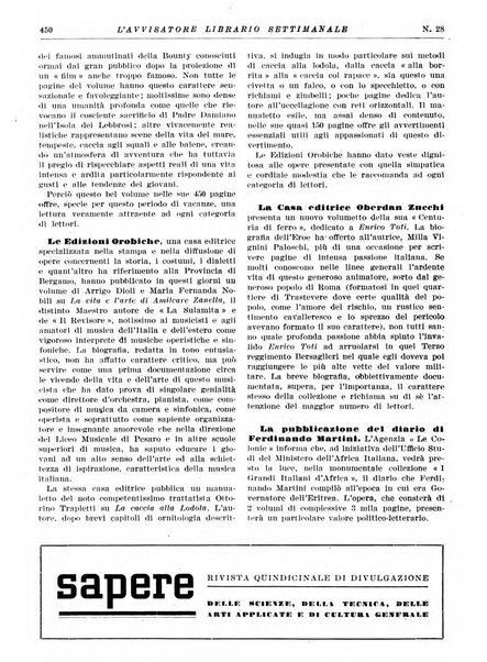 L'avvisatore librario settimanale bollettino bibliografico