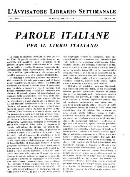 L'avvisatore librario settimanale bollettino bibliografico