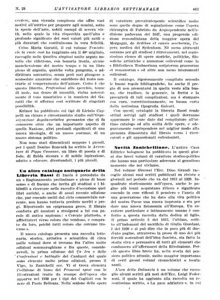 L'avvisatore librario settimanale bollettino bibliografico