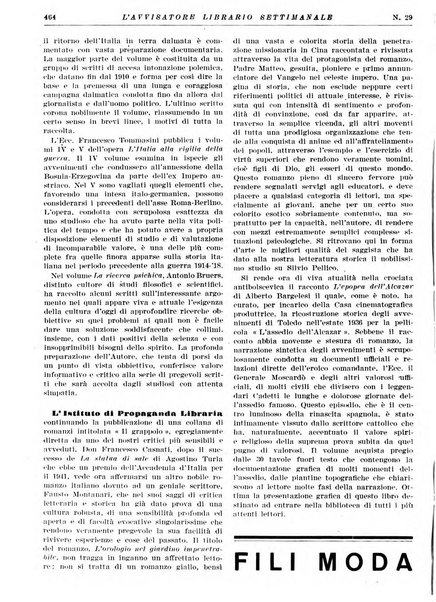 L'avvisatore librario settimanale bollettino bibliografico