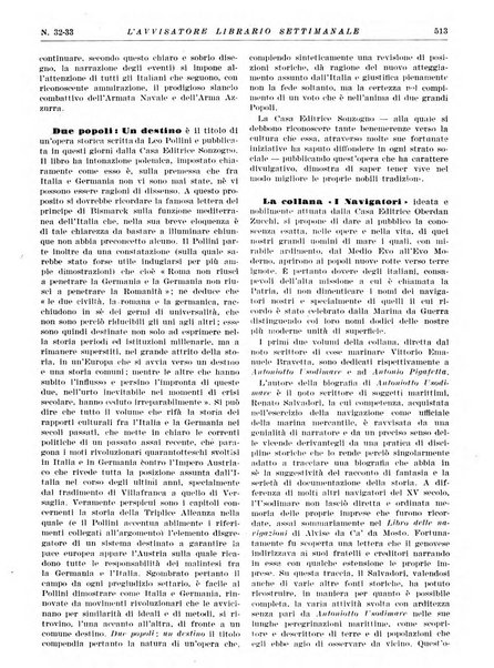 L'avvisatore librario settimanale bollettino bibliografico