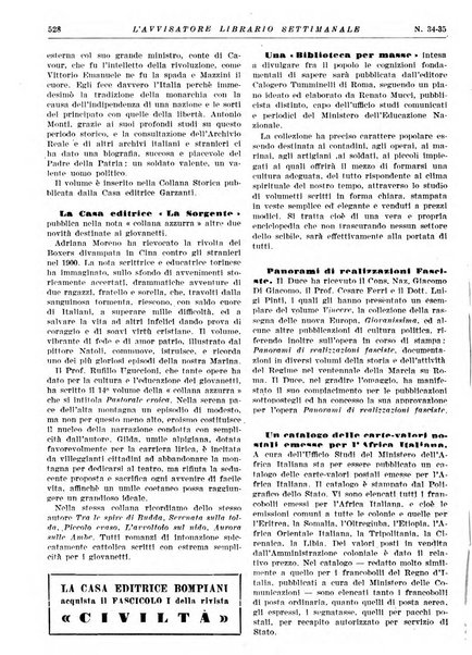 L'avvisatore librario settimanale bollettino bibliografico