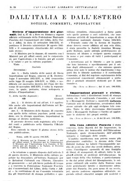 L'avvisatore librario settimanale bollettino bibliografico