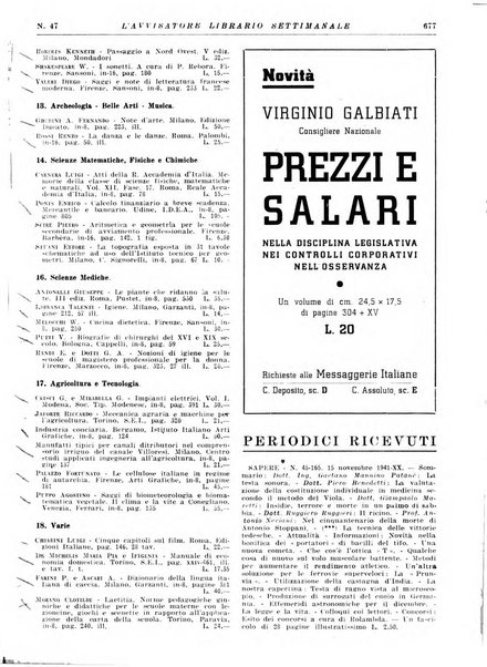 L'avvisatore librario settimanale bollettino bibliografico