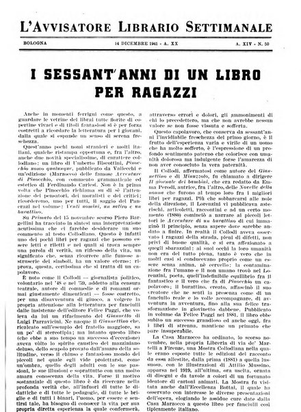 L'avvisatore librario settimanale bollettino bibliografico