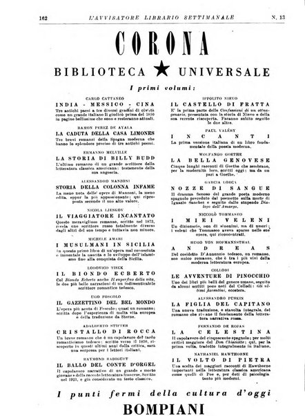 L'avvisatore librario settimanale bollettino bibliografico