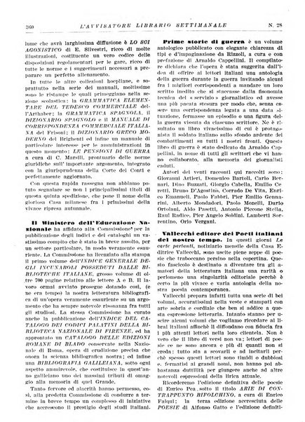 L'avvisatore librario settimanale bollettino bibliografico