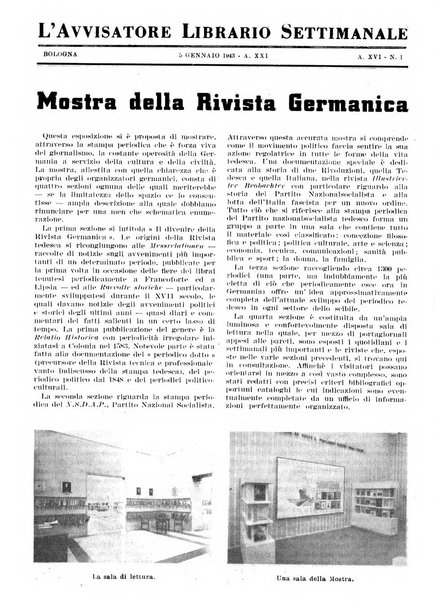 L'avvisatore librario settimanale bollettino bibliografico