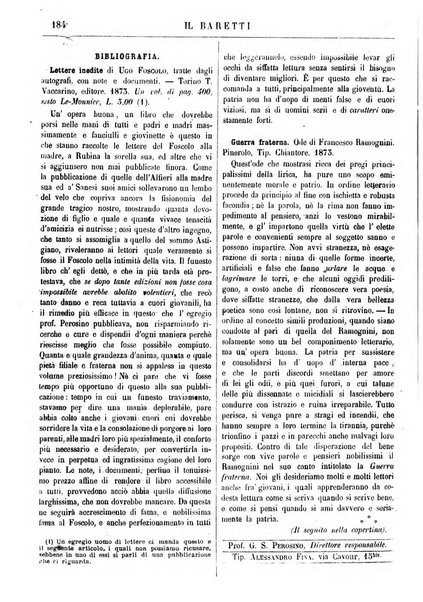 Il Baretti nuovo giornale d'istruzione