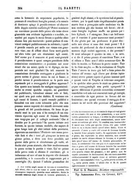 Il Baretti nuovo giornale d'istruzione