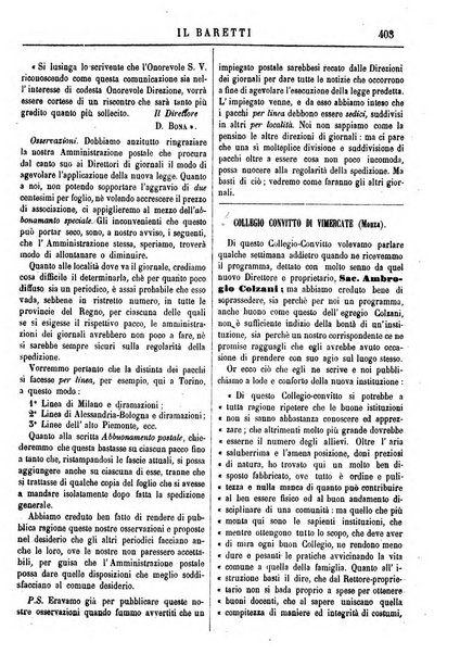 Il Baretti nuovo giornale d'istruzione