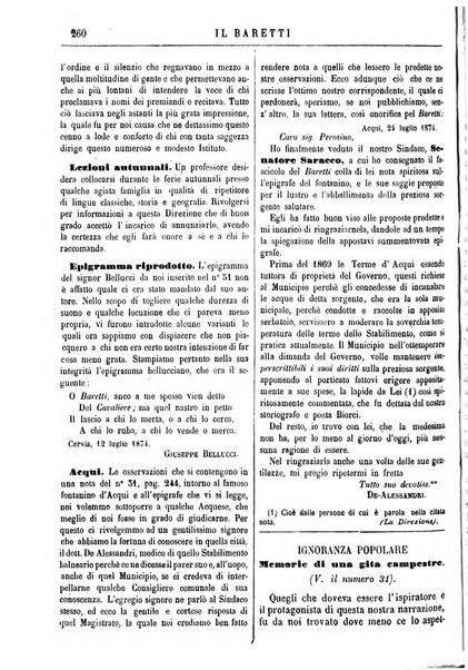 Il Baretti nuovo giornale d'istruzione