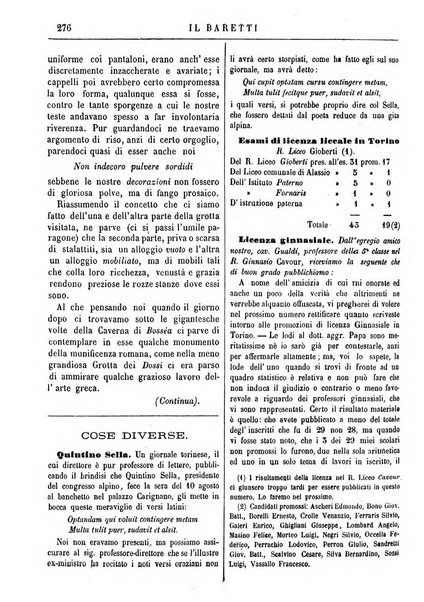 Il Baretti nuovo giornale d'istruzione