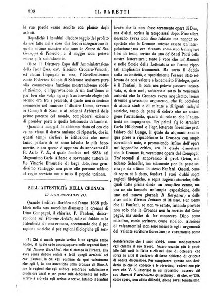 Il Baretti nuovo giornale d'istruzione