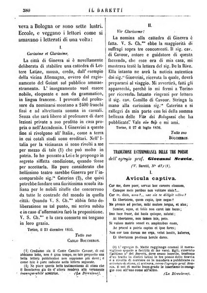 Il Baretti nuovo giornale d'istruzione