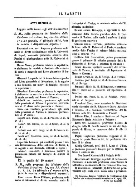 Il Baretti nuovo giornale d'istruzione