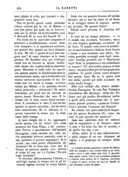 Il Baretti nuovo giornale d'istruzione