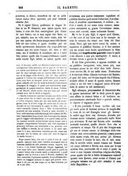 Il Baretti nuovo giornale d'istruzione