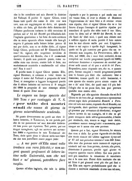 Il Baretti nuovo giornale d'istruzione