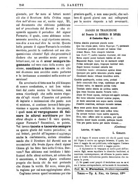 Il Baretti nuovo giornale d'istruzione