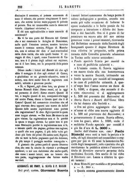 Il Baretti nuovo giornale d'istruzione