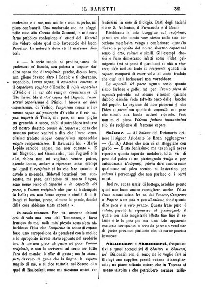 Il Baretti nuovo giornale d'istruzione