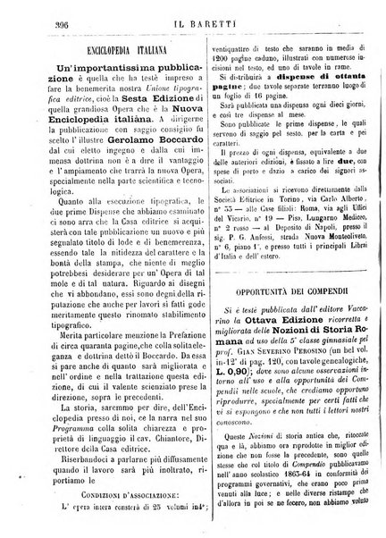 Il Baretti nuovo giornale d'istruzione