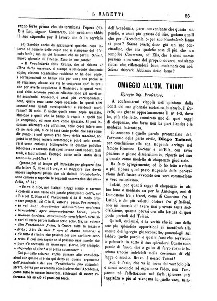 Il Baretti nuovo giornale d'istruzione