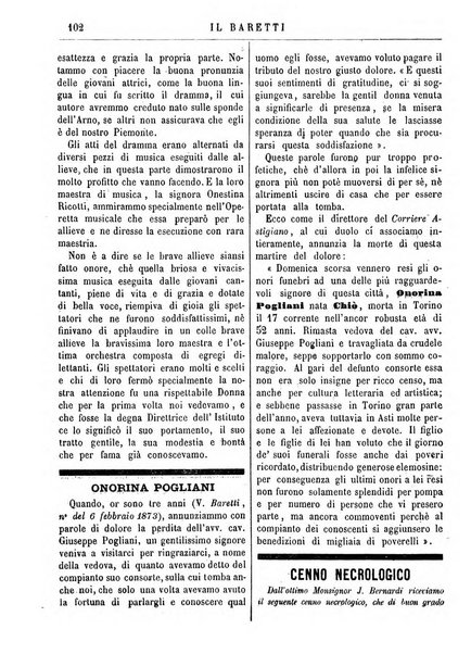 Il Baretti nuovo giornale d'istruzione