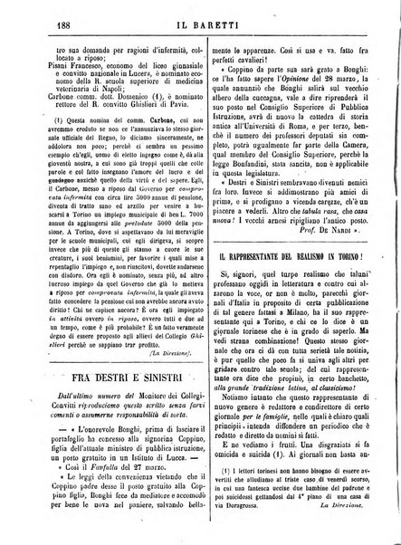 Il Baretti nuovo giornale d'istruzione