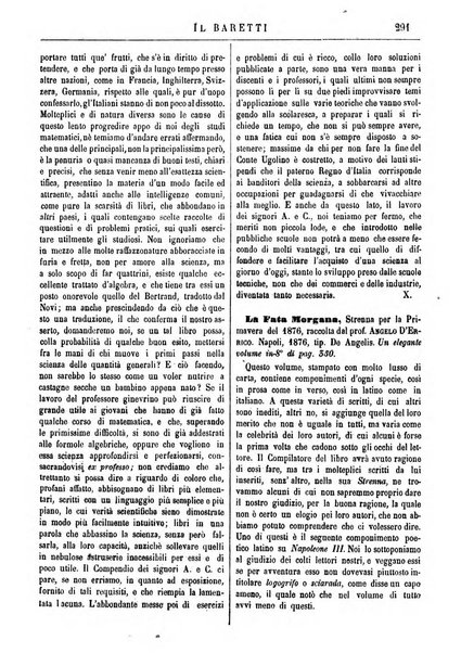 Il Baretti nuovo giornale d'istruzione